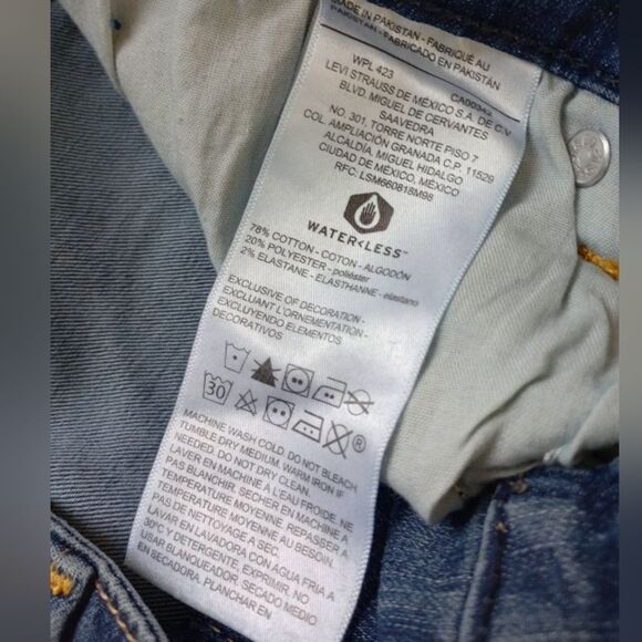 NWT Signature Levi's Strauss Gold Mid Rise Skinny Size 24 Short - Picture 5 of 6